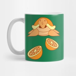 Orange Citrus Turtle Mug